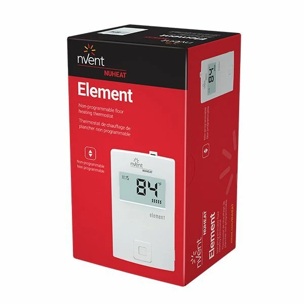NUHEAT ELEMENT AC0057 NON Programmable Floor Heat GFCI Thermostat 120V