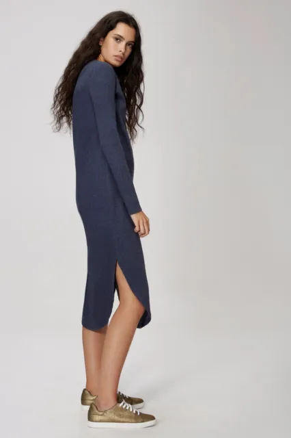 The Fifth Label FLY WITH ME LONG SLEEVE JERSEY MIDI DRESS