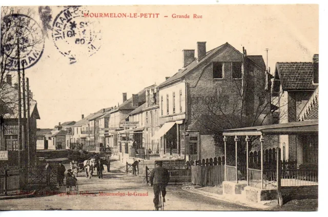 MOURMELON LE PETIT - Marne - CPA 51 - grande rue - les commerces