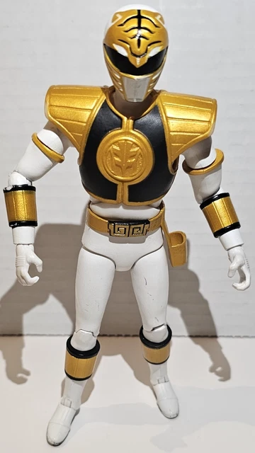 Power Rangers Ultimates White Ranger SUPER7 ULTIMATES! MIGHTY Morphin Power Rangers White Ranger 7