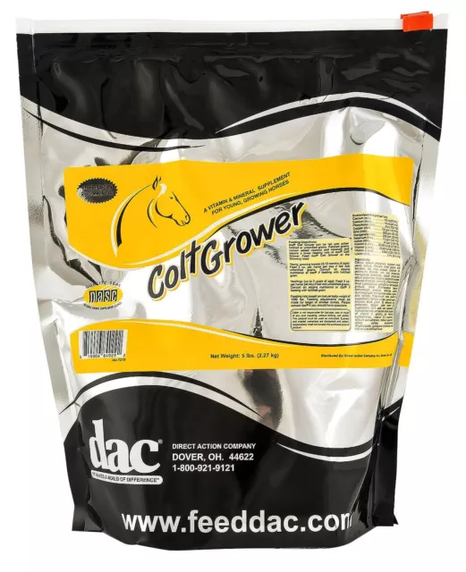 DAC Colt Grower 5 lb Young Growing Developing Maturing Nutrition Vitamin...
