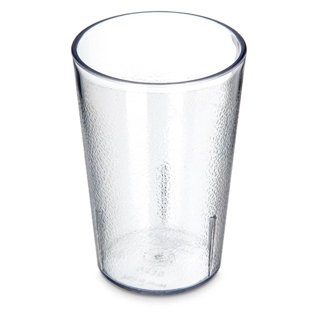 Carlisle 552607 Stackable 8 Oz. Clear Tumbler - Dozen