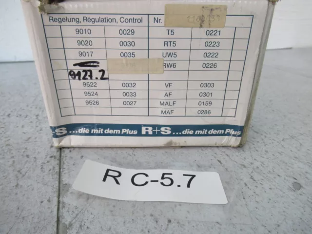 Riccius + Stroschen 9127.2 R+S Centralina di Riscaldamento Mai Utilizzato IN