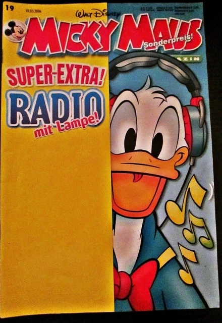 Walt Disneys MICKY MAUS MAGAZIN Nr. 19 vom 02.05.2006 Erstausgabe, SEHR GUT!