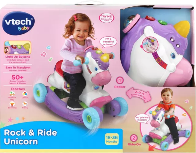 NEW VTech Rock & Ride Unicorn from Mr Toys