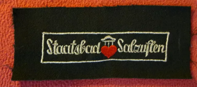 Patch Abzeichen Badge Aufnäher Staatsbad Bad Salzuflen