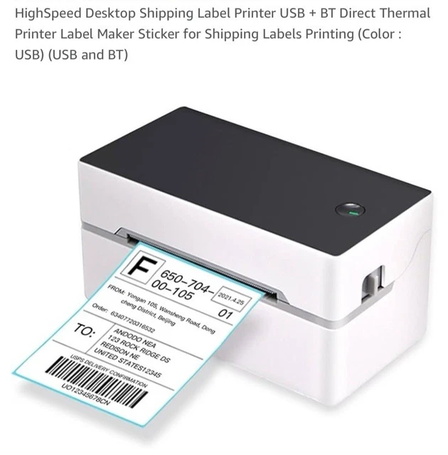 Annadue 203DPI Bluetooths Thermal Label Printer, Portable Inkless Label - View #11