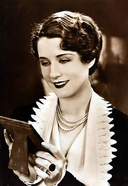 Portrait of Canadian born actress Norma Shearer in 1930 movie OLD PHOTO