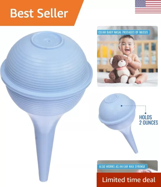 Gentle Baby Nasal Aspirator & Ear Syringe - Clear Airway & Prevent Infections