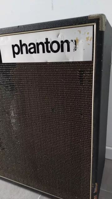 Steelphon Phantom Cassa Acustica Per Strumenti, Anni'70,2 Altoparlanti  Irel 12" 3