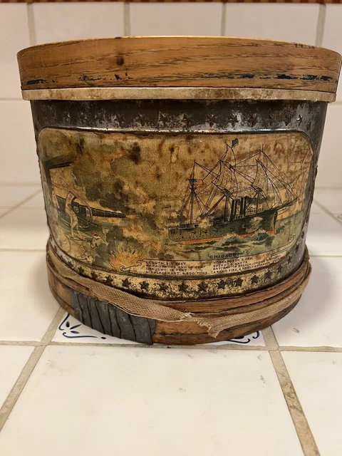 Rare Antique Naval Snare Drum USS Chicago 1885-WW1 + Lithograph + Secret Photo Rare Antique Naval Snare Drum USS Chicago 1885-WW1 + Lithograph + Secret Photo
