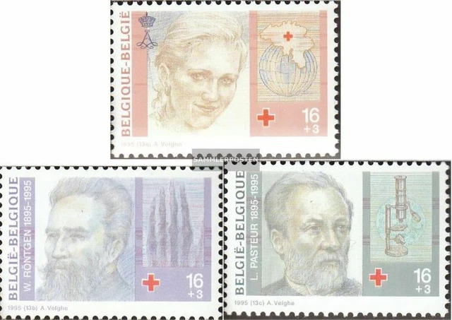 Belgique 2664-2666 (complète edition) neuf avec gomme originale 1995 belge Rouge
