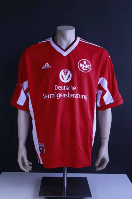 1. FC Kaiserslautern Adidas Herren Fußball Trikot Saison 1998/99 DVAG Gr. XXL