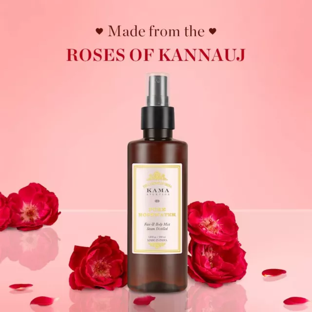 Kama Ayurveda Pure Rose Eau Visage & Corps Brume Pour Brillant - 50ml 2