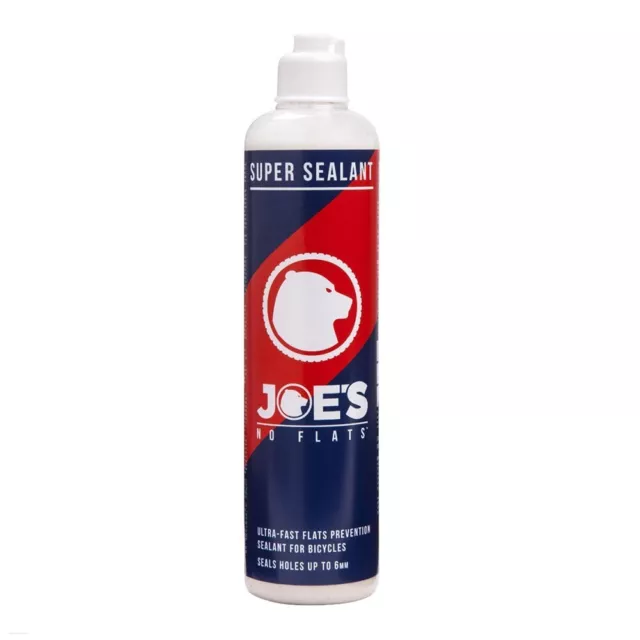 JOES NO FLATS SUPER SEALANT 500ml LATEX BASED ULTRA-FAST Bike MTB Road tubeless