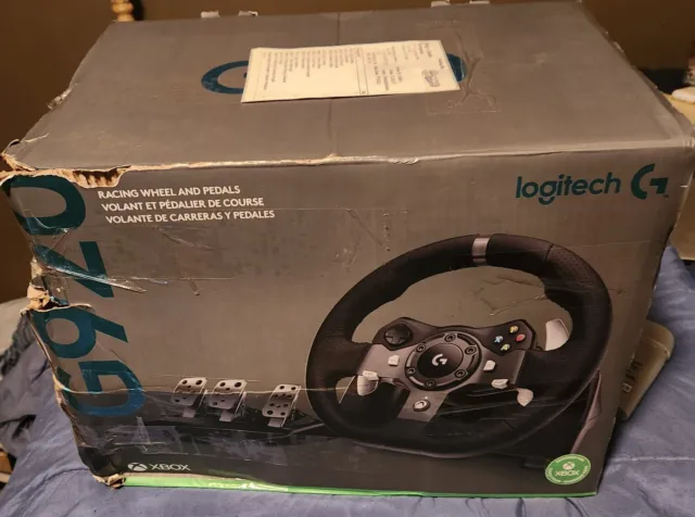 Logitech G920 Driving Force Racing Wheel & Pedals - Black