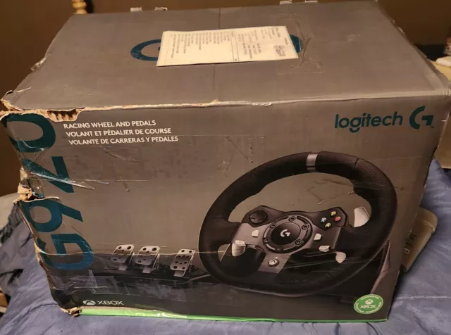 Logitech G920 Driving Force Racing Wheel & Pedals - Black