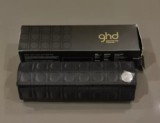 GHD Styler schwarze Tragetasche & Wärmmatte, perfekt, um Ihren Glätter sicher zu halten 3