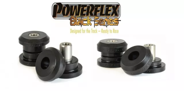 Powerflex PU Buchsen Audi 80 90 Coupe Cabrio Quattro Achsträger VA HA 10mm Black