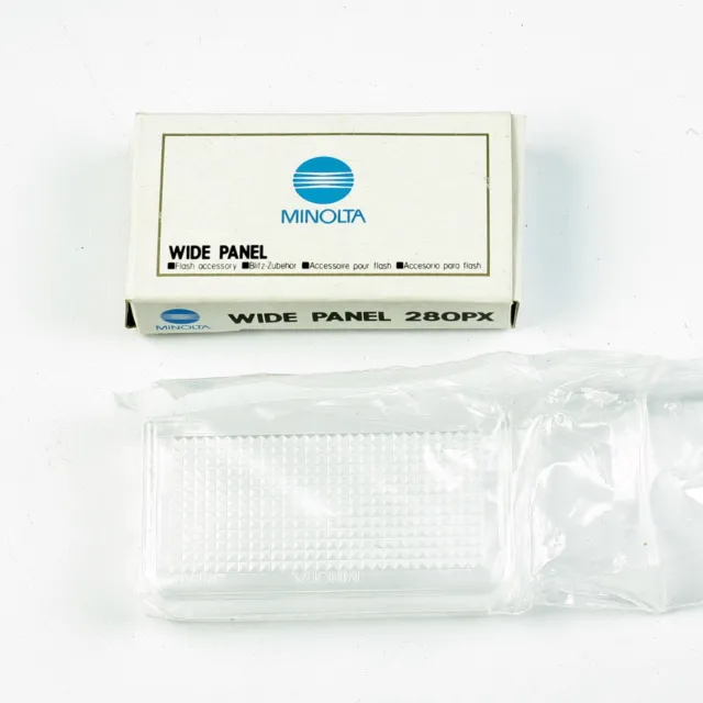 Minolta Wide-Angle Diffuser Panel for 280 PX Flash New Old Stock
