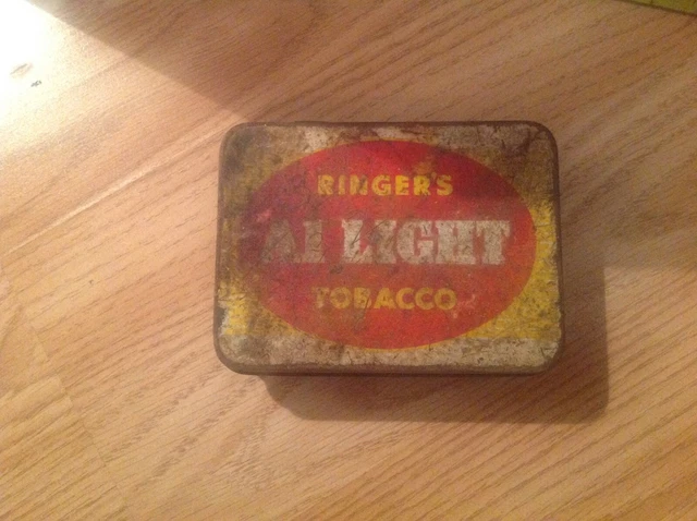 ringers a1 light tobacco tin VINTAGE RINGERS A1 Light Tobacco Tin £3.31