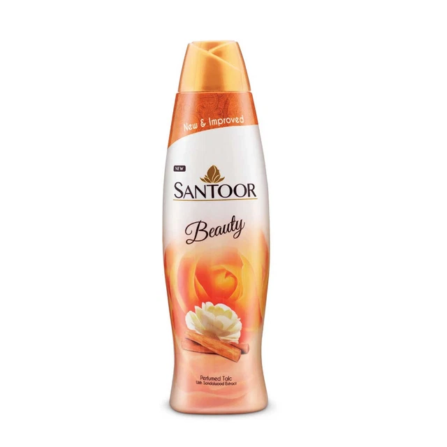 Santoor Talc, Pack of 400 GM - Beauty Powder