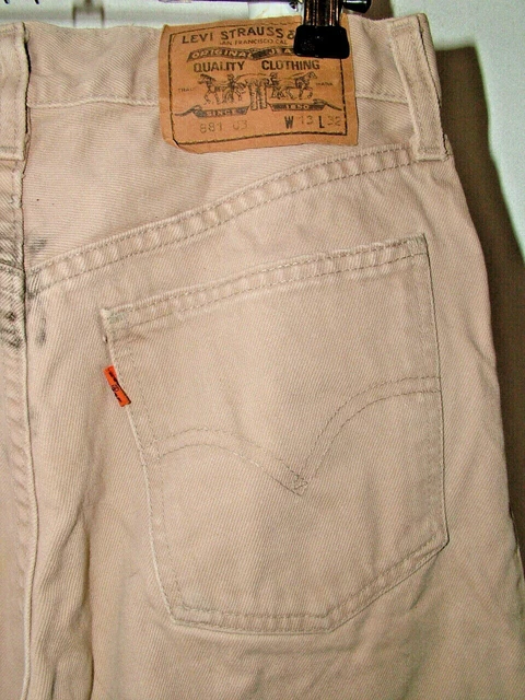 Levis 881 orange best sale tab