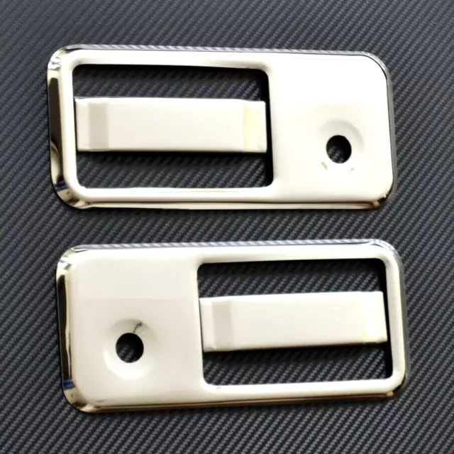 For Volvo FH/FM Chrome Door Handle Cover Set 4 x Stainless Steel Mirror Polished