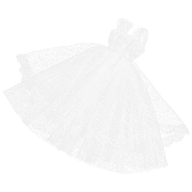 Doll Fairy Costume Accessories Mini Royal Wedding Dress Baby