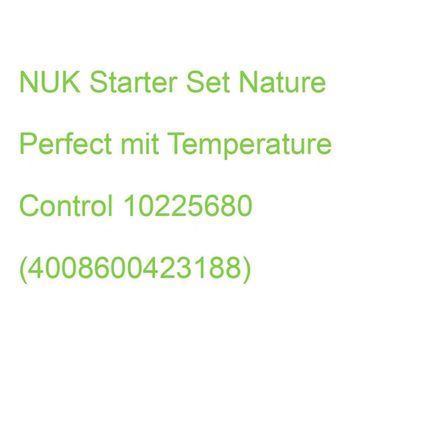 NUK Starter Set for Nature Perfect aus nachhaltigem Material 10225680 (400860042