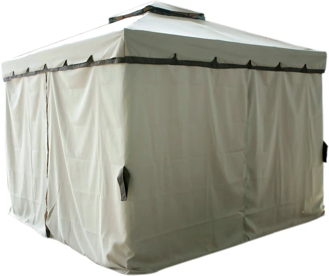 Telo Di Copertura Per Gazebo 3x4,5 Mt - Oxford 420 Den Con PVC, Impermeabile E UV Resistente