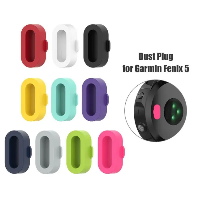 10pcs Silicone Wristband Port Protector Anti-dust Plugs for Garmin Vivomove 3/3S 2