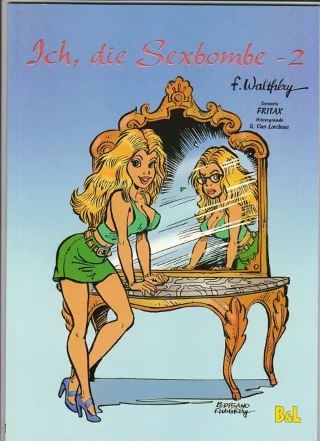 Ich die Sexbombe Nr. 2 Softcover Comic von F. Walthery in Topzustand !!!