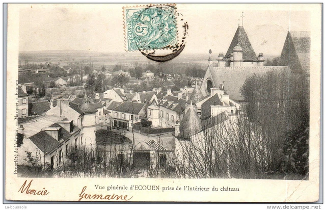 95 ECOUEN - vue generale depuis le chAteau --