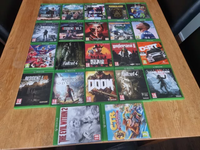 xbox one games bundle joblot