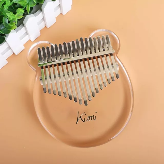 Kimi Kalimba Acrylic Thumb Piano 17 key Transparent Instrument