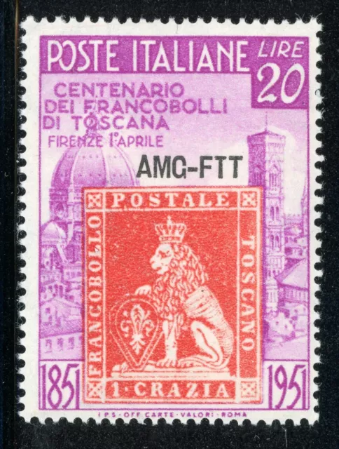 AMG-FTT Trieste MNH: Scott #109 20l Tuscany Stamp Centenary CV$8+
