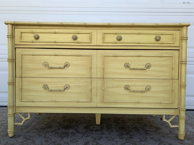 Thomasville Mid Century Modern Bamboo 3 Drawer Dresser Thomasville Mid Century Modern Bamboo 3 Drawer Dresser