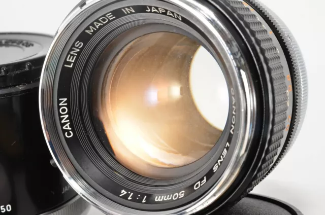 Canon FD 50mm f/1.4 S.S.C. Standard Prime from Japan [many accessories] #2136