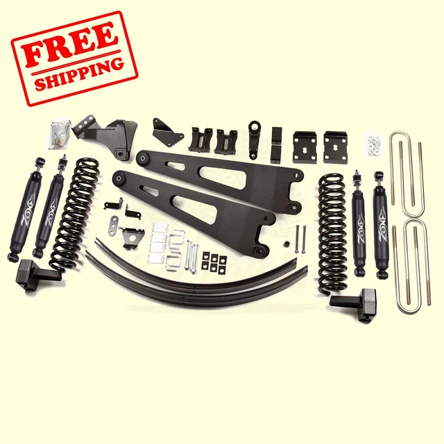 6& FRONT & Rear Radius Arm Suspension Lift Kit fits Ford F350 4WD 2008