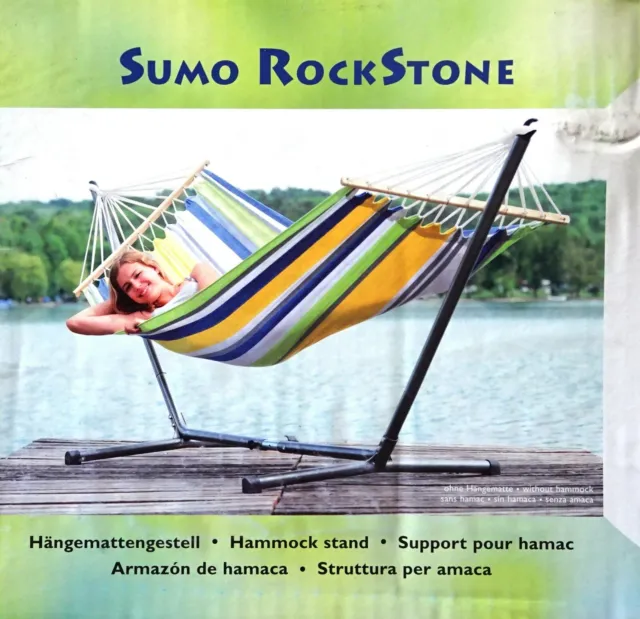 Amazonas Sumo Rockstone Hängemattengestell Hängematte Gestell 270–330 cm 120 kg