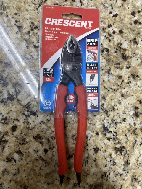 Crescent 8-Inch  Slip Joint Plier (with prybar handle) H28SGVN Brand NEW