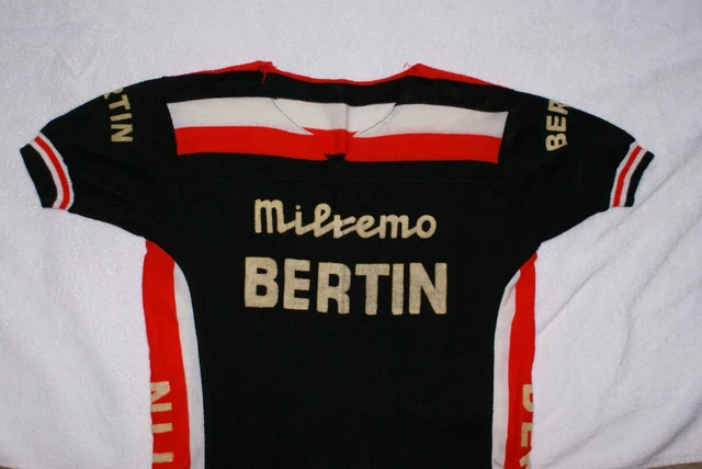 Maillot Velo Cycling Bertin Shimano 1960 Cycle Replica Rare XL