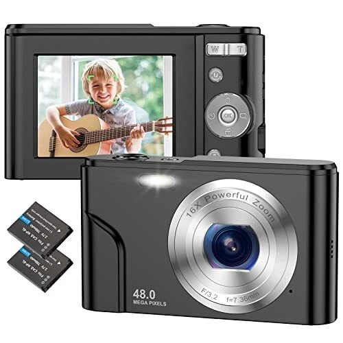 Appareil Photo Numérique Autofocus Compact Caméra - 48MP 1080P HD 24" LCD Rec...