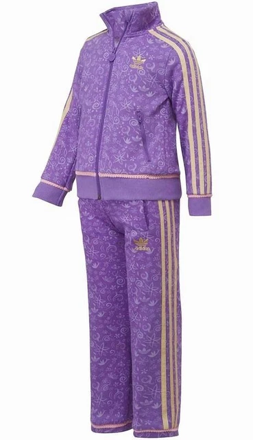 Purple and gold adidas tracksuit hot sale