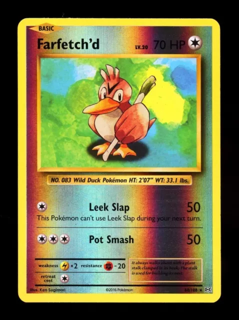 Farfetch'd - Carta 68/108 (Evoluciones) - CartaDex Pokémon - Pokéxperto