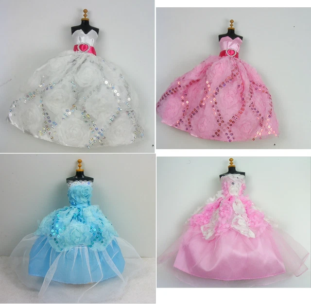 Popular Barbie Doll sized Clothes/Acessory@Any 1 pc Dress+1 Shoes@Xmas best Gift