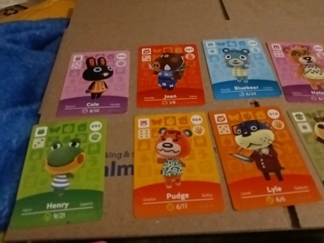 Animal Crossing Nintendo Amiibo Card Lot of 25 Cards, Authentic, Great Condition 2