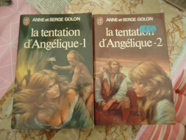 ANNE ET SERGE GOLON - LA TENTATION D ANGELIQUE  TOME 1 & 2 -J'AI LU 681 et 682