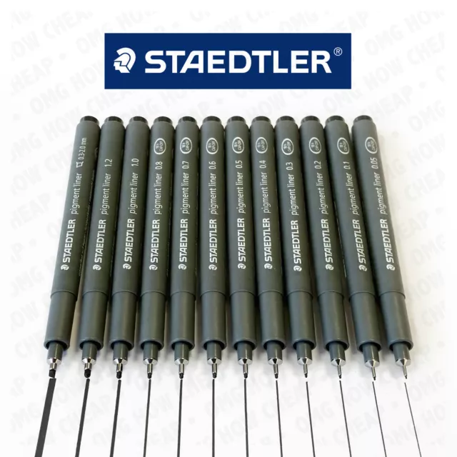 Staedtler 308 Pigmentauskleidung Fineliner Zeichen Skizzierstift - 2er Pack